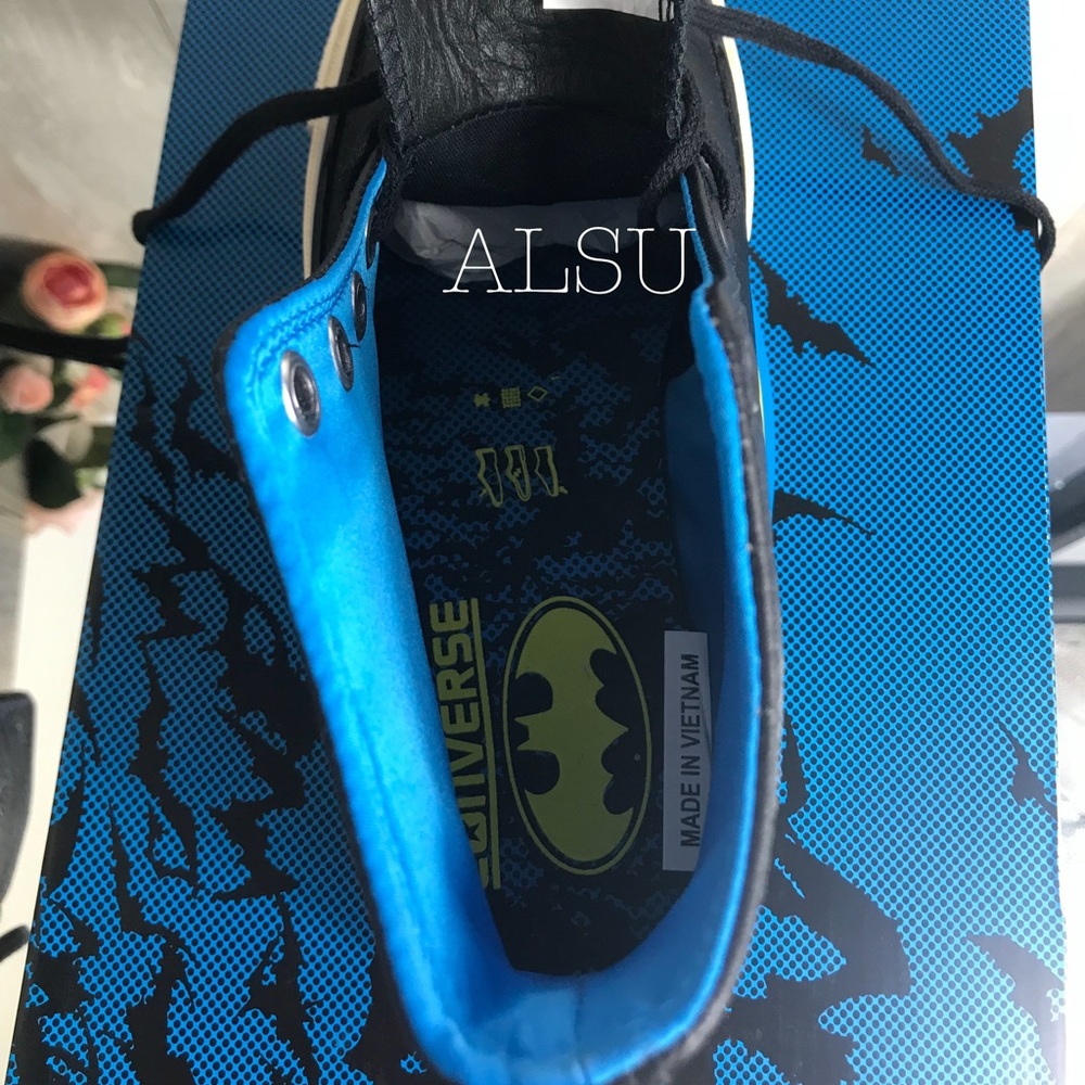 Converse&DC Batman Ctas 70 HI Black Spray W AUTHEN - Picture 7 of 8